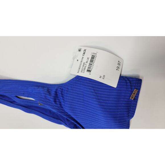 XOXO Royal Blue Scoop Back Bikini Top Medium - Picture 4 of 5